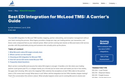 Mcleod EDI Integration